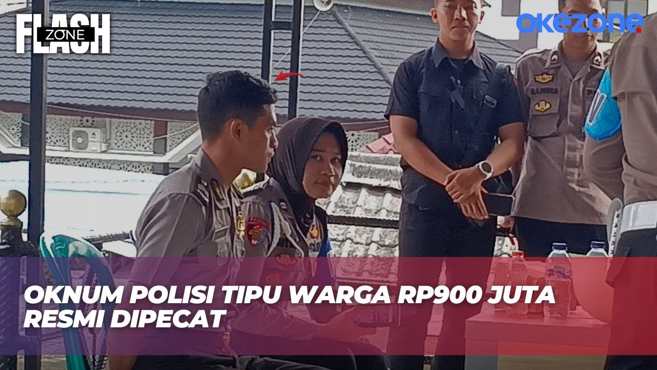 Briptu WT Resmi Dipecat usai Tipu Rp900 Juta Modus Penerimaan Bintara Polri | Flash Zone