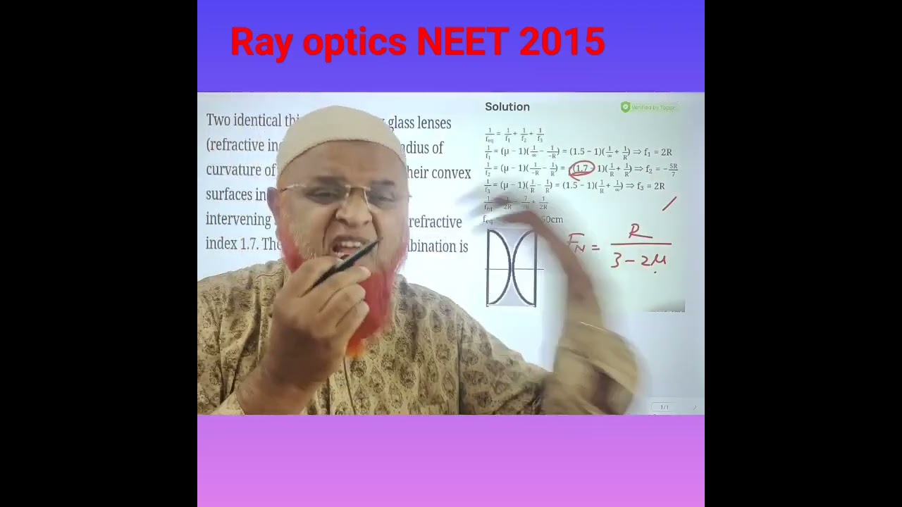 Surprising NEET 2024 | Physics tricks | Ray optics class 12 | #shorts