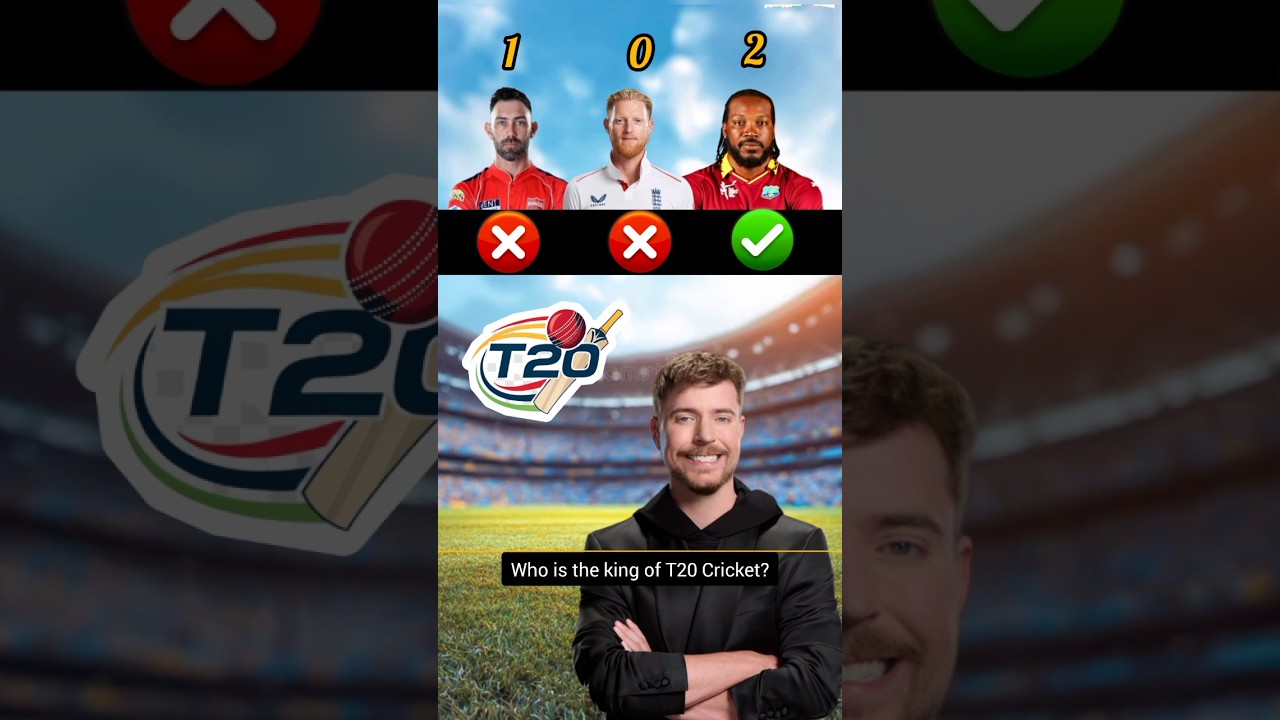 Cricket Kings With Mr Beast | Deni Quest | 