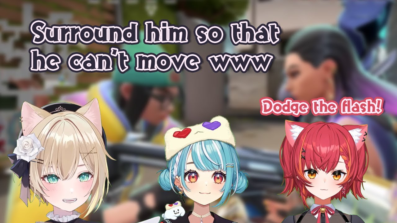 A Kaigai-Niki who's surrounded by VSPO Girls and Ramuchi English【Kurumi Noah/Eng Sub】