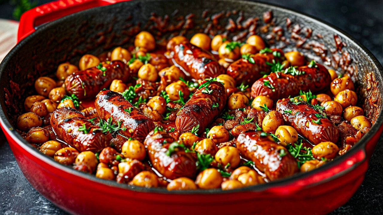 Besser als Gulasch! Würzige Bratwürste, von denen Sie sich nicht losreißen können! Es ist so lecker!