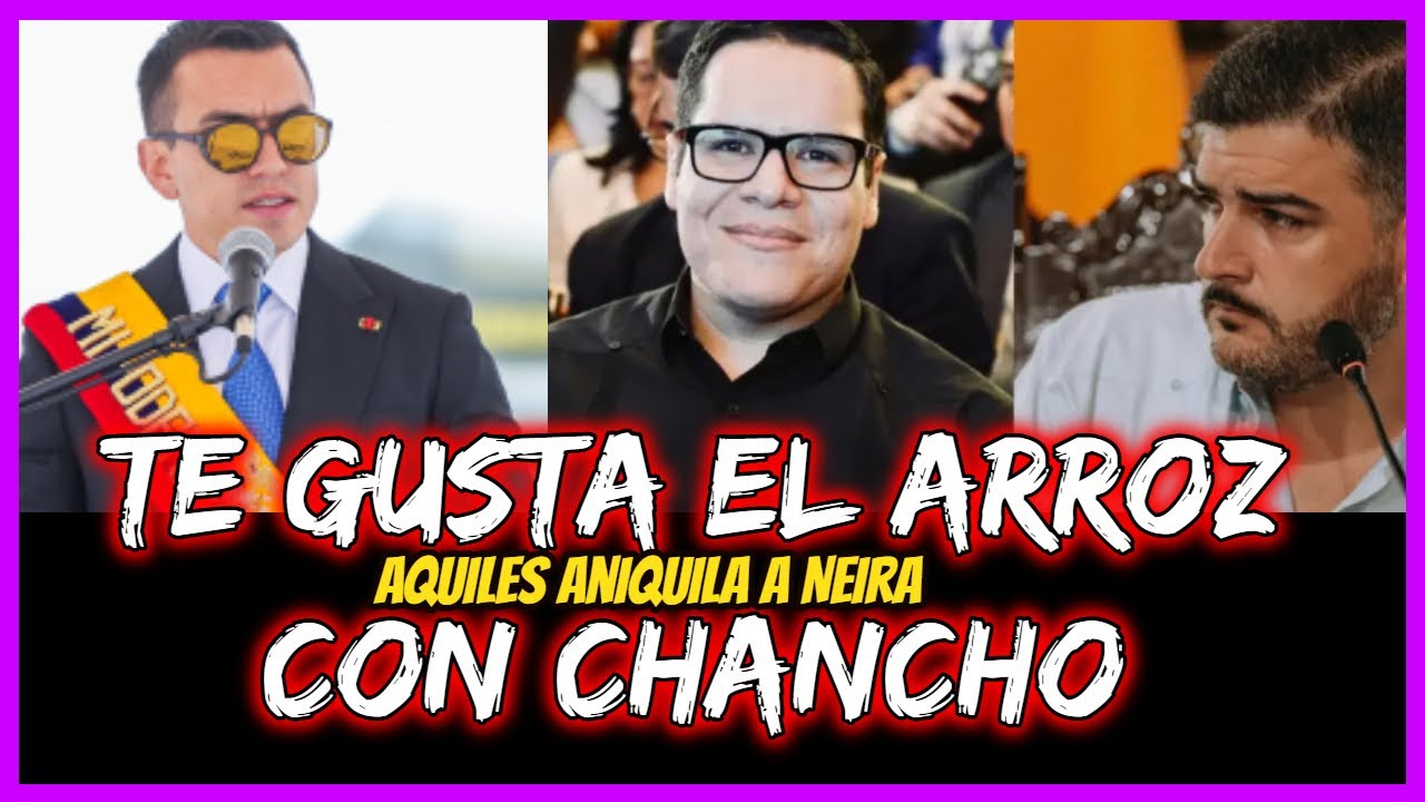 Te gusta el Arroz con Chancho.  Aquiles aniquila a Neira