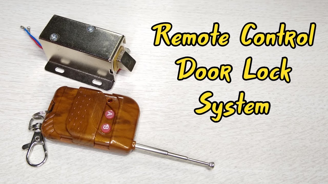 3 Ideas For Electronic Remote Door lock system | Lets See Inside |