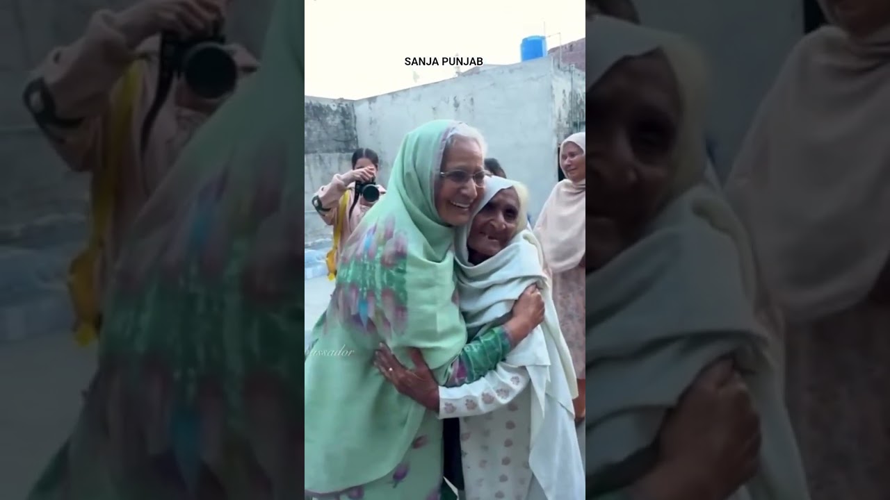 indian women visit Pakistan his old village before partition 1947#punjabi#punjab@SHUBHWORLDWIDE