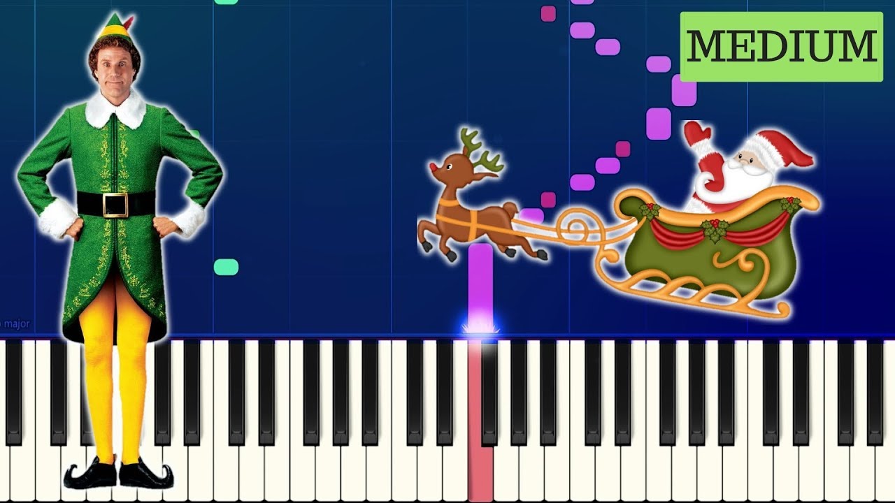 Sleigh Ride - Leroy Anderson - MEDIUM PIANO TUTORIAL