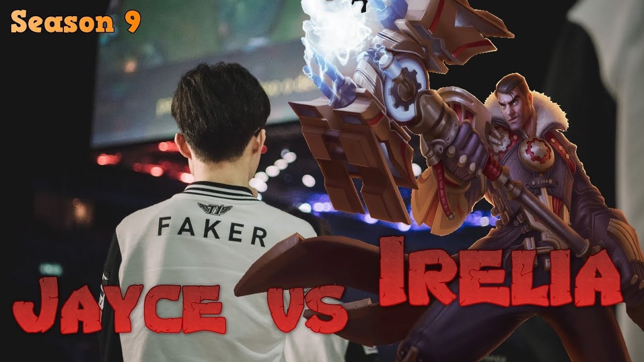 Faker - Jayce vs Irelia Mid - Patch 9.18 LoL Season 9 KR Ranked | League of Legends Replays