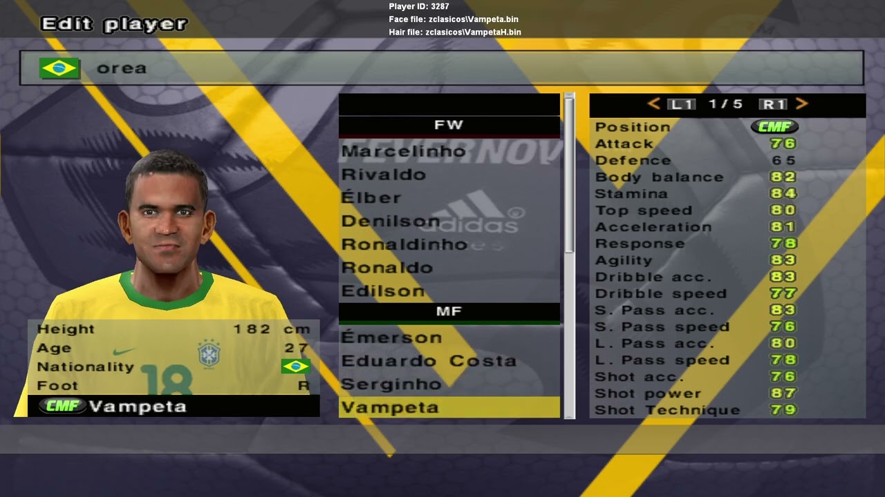 PES 6 2001/02 Road to World Cup 2002 