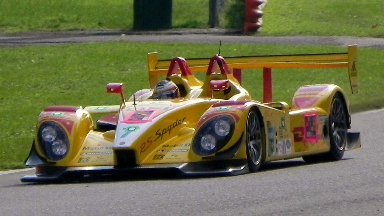 Porsche RS Spyder Evo LMP2 Sound In Action On Track