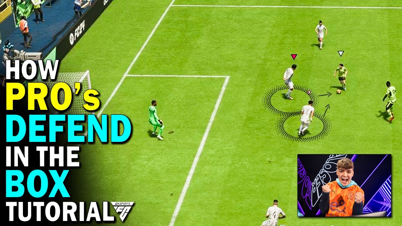 How to DEFEND in the BOX in EA FC 24 - PRO DEFENDING TUTORIAL