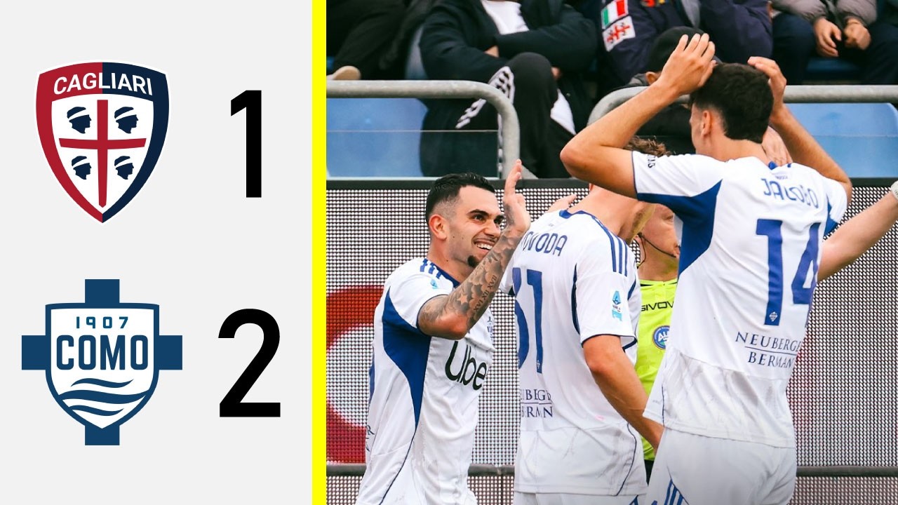 COMO APPANNATO, PISACANE POCO CORAGGIOSO... RISOLVE DA CUNHA! | Cagliari-Como 1-2