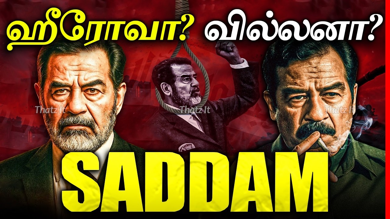 ஈராக் ஜனாதிபதி சதாம் ஹுசைனின் மிரள வைக்கும் கதை | The Story of Saddam Hussein 🇮🇶 | Thatz It Channel