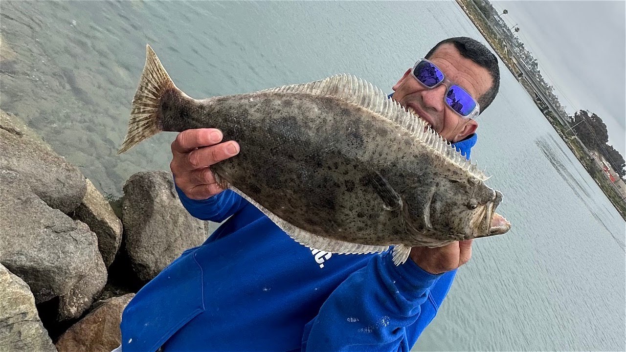 Fishing For Halibut!! ( Carlsbad Lagoon)