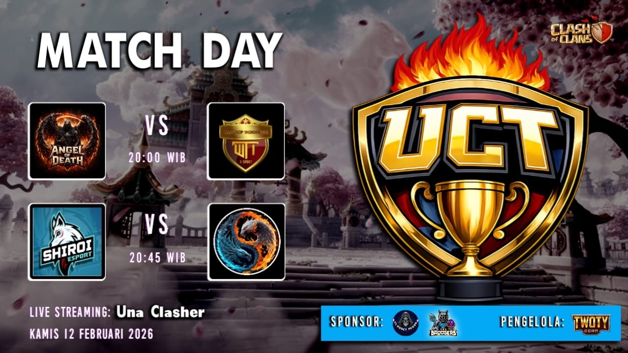 🔴LIVE | Babak 8 Besar Una Clasher Tournament Season 6 - Clash of Clans