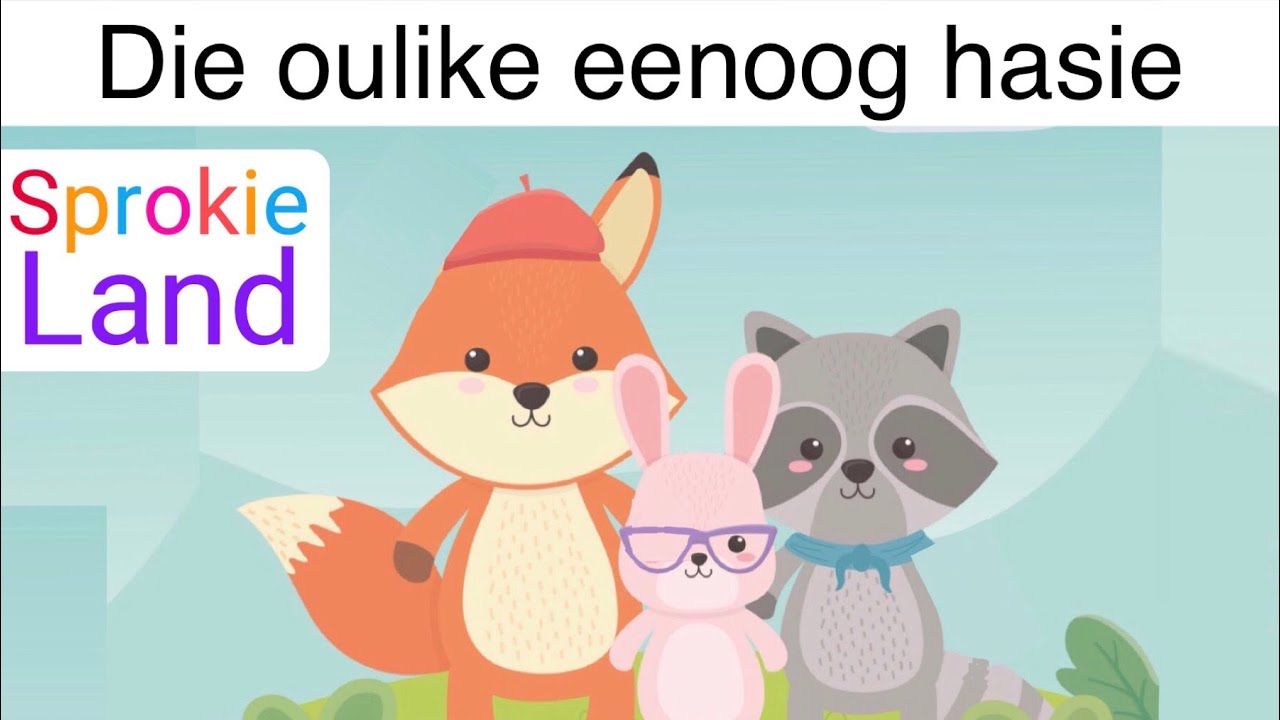 Die eenoog hasie | storie oor ‘n boelie  | storie oor diere maatjies | luisterstories vir kinders 🐰