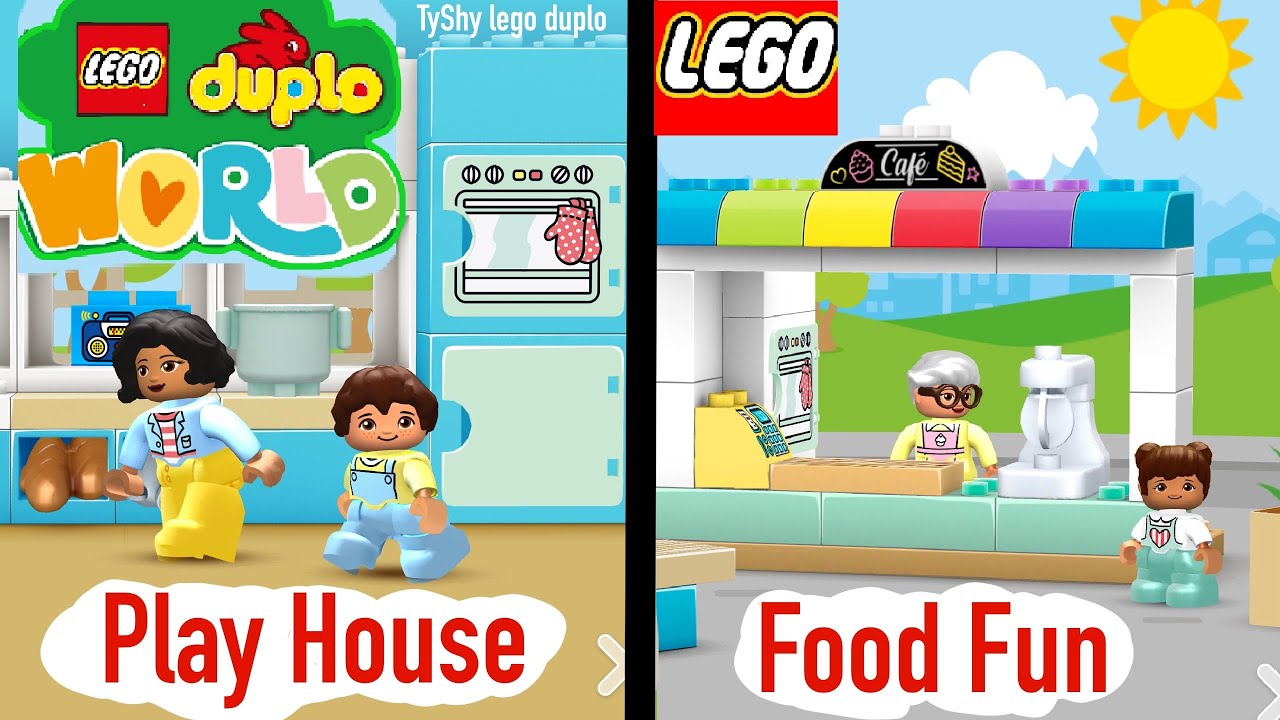 LEGO DUPLO WORLD FOOD FUN / LEGO DUPLO WORLD PLAY HOUSE /preschool learning /💖/ TyShy LEGO duplo