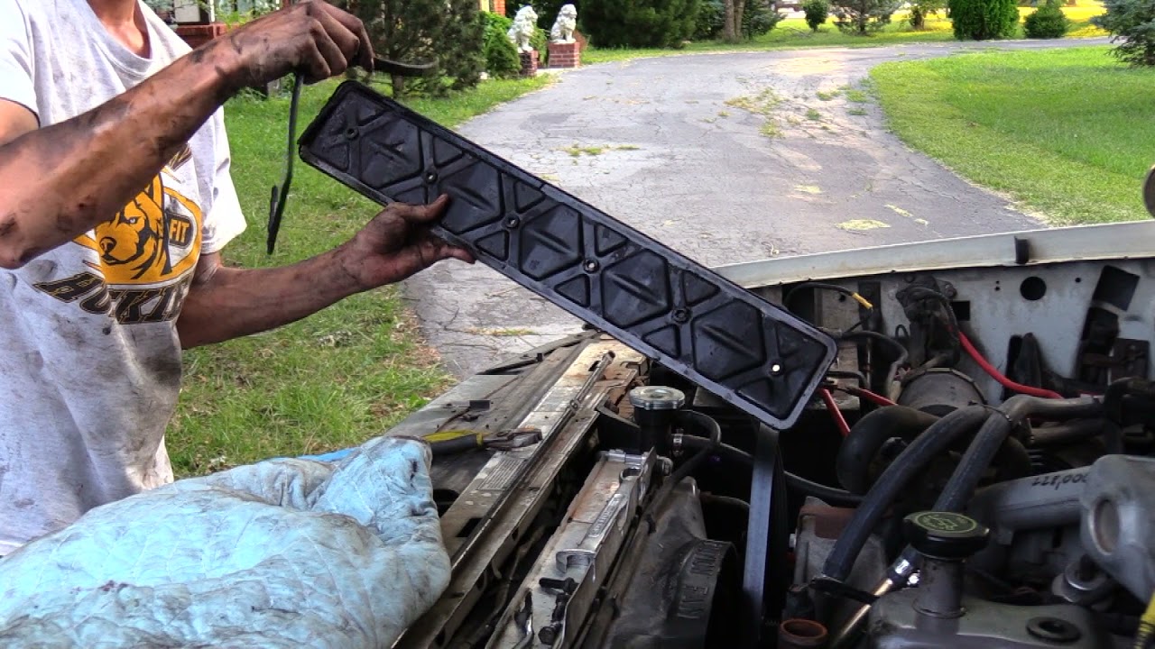 Oil leak ! Here’s a Step by Step Guide, How to Replace a Ford F 150 4.9 Liter Pushrod Cover Gasket.