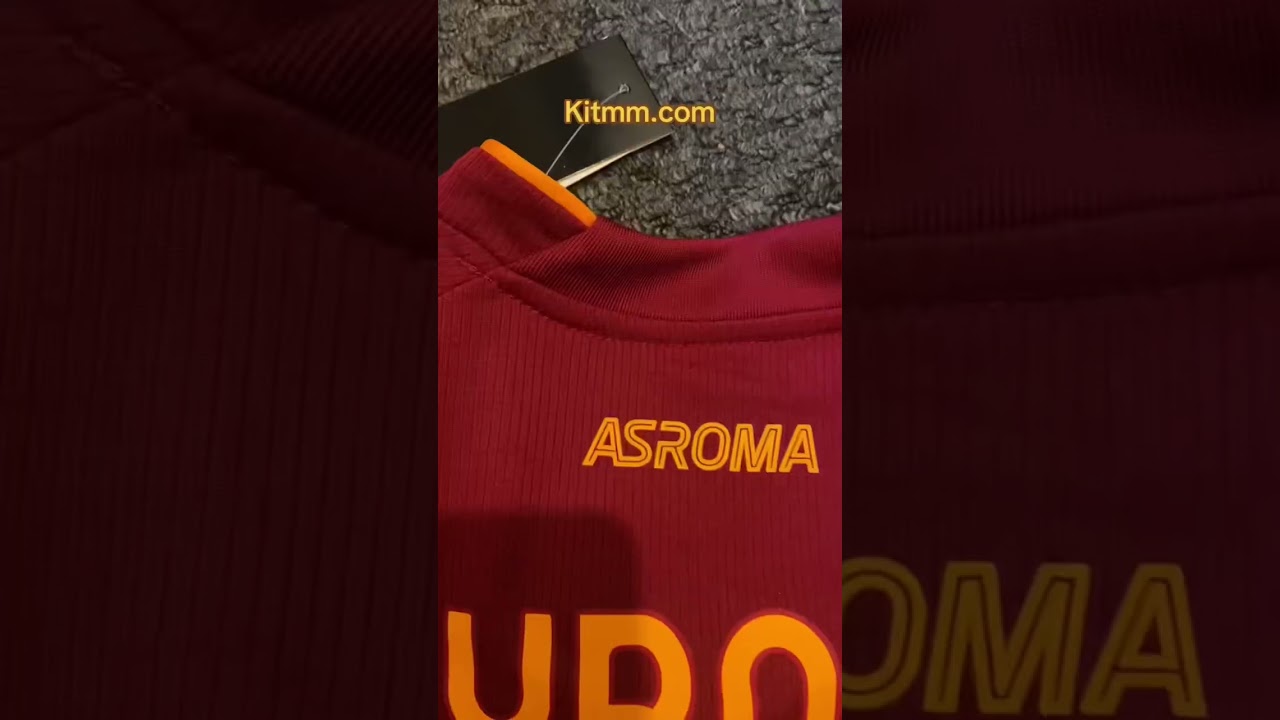 Roma 25/26 home shirt #football #jerseyanniversary #footballclub