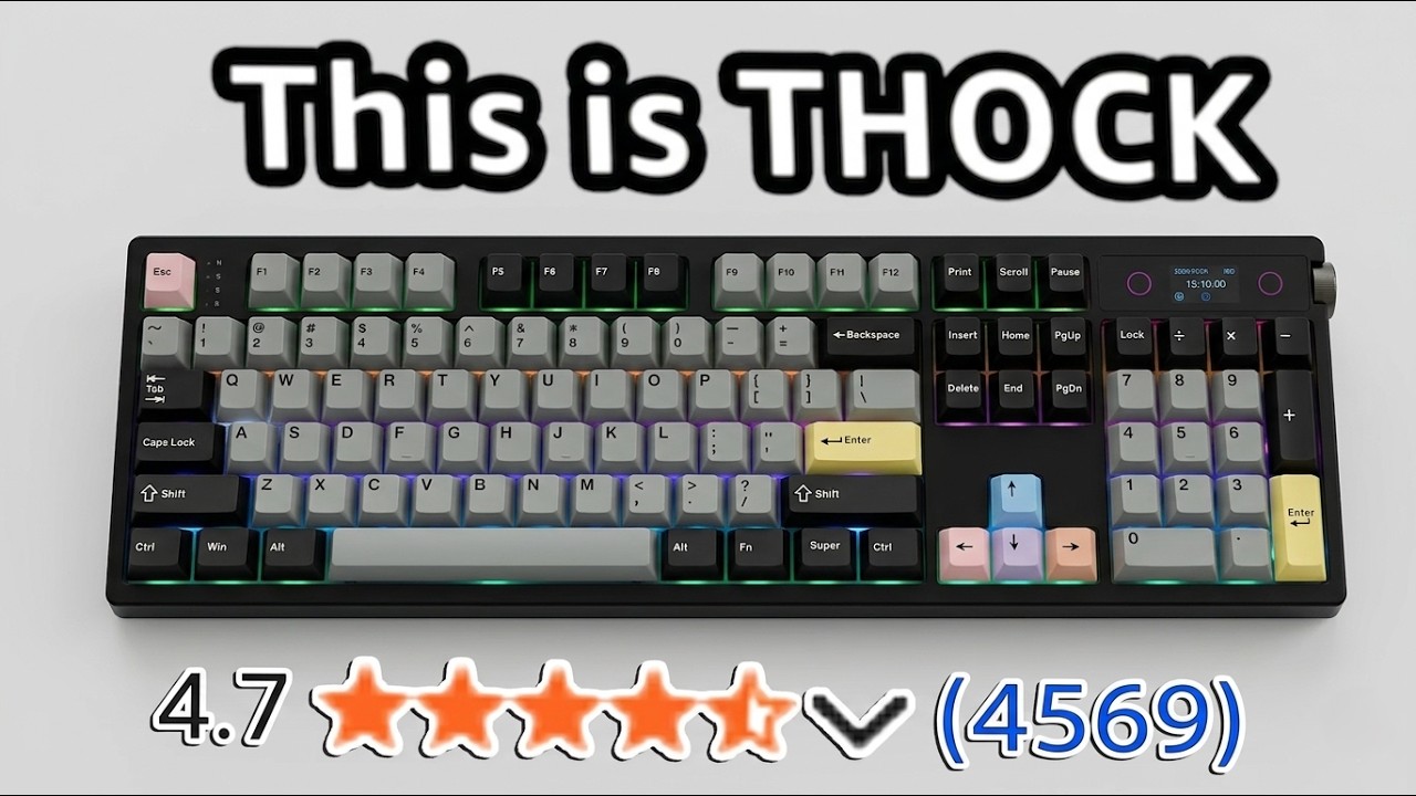 BEST $100 Wireless Mechanical Keyboard? | EPOMAKER TH108 Pro Review
