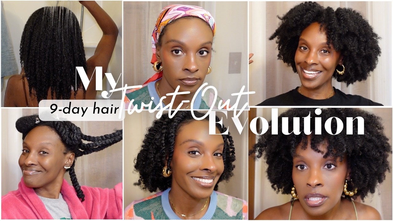 My Cute & Messy 9-Day-Old Twist-Out | Your Twist-Out Doesn't Need To Be Perfect