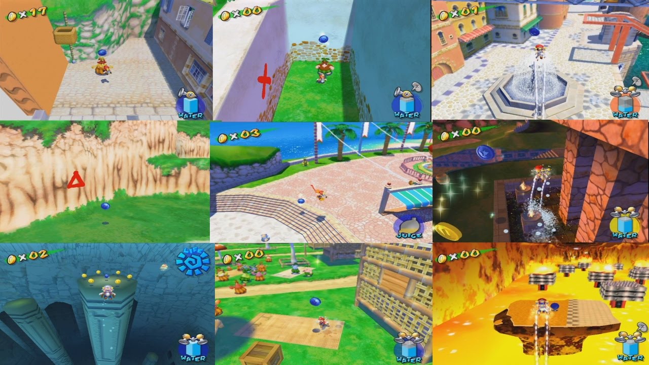 Super Mario Sunshine All Blue Coins