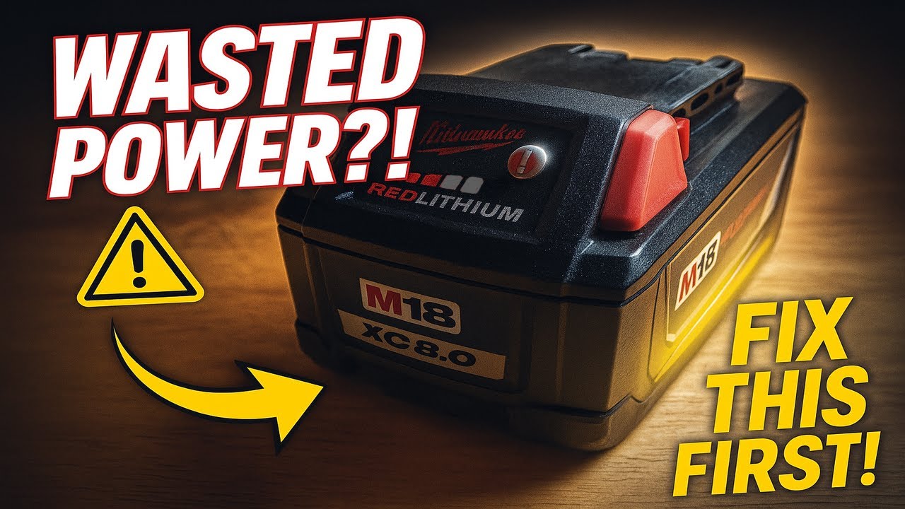 MILWAUKEE BATTERIES WON'T FULLY CHARGE!? — IT’S WAY EASIER TO FIX THAN YOU THINK!