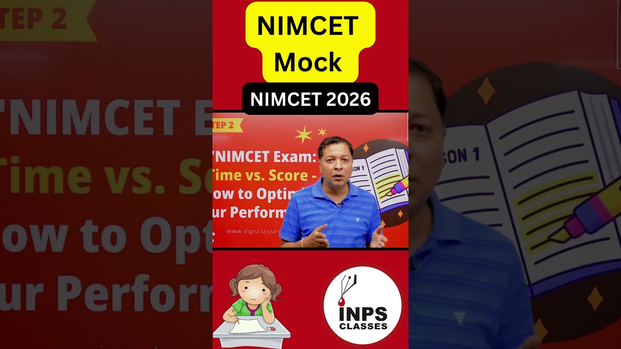 🔥 NIMCET Mock Test Strategy | Crack with Smart Prep 🎯#inpsclasses