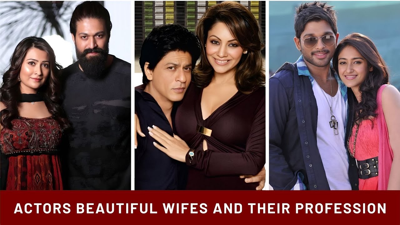 Famous Indian Actrors Beautiful Wifes And Their Profession !