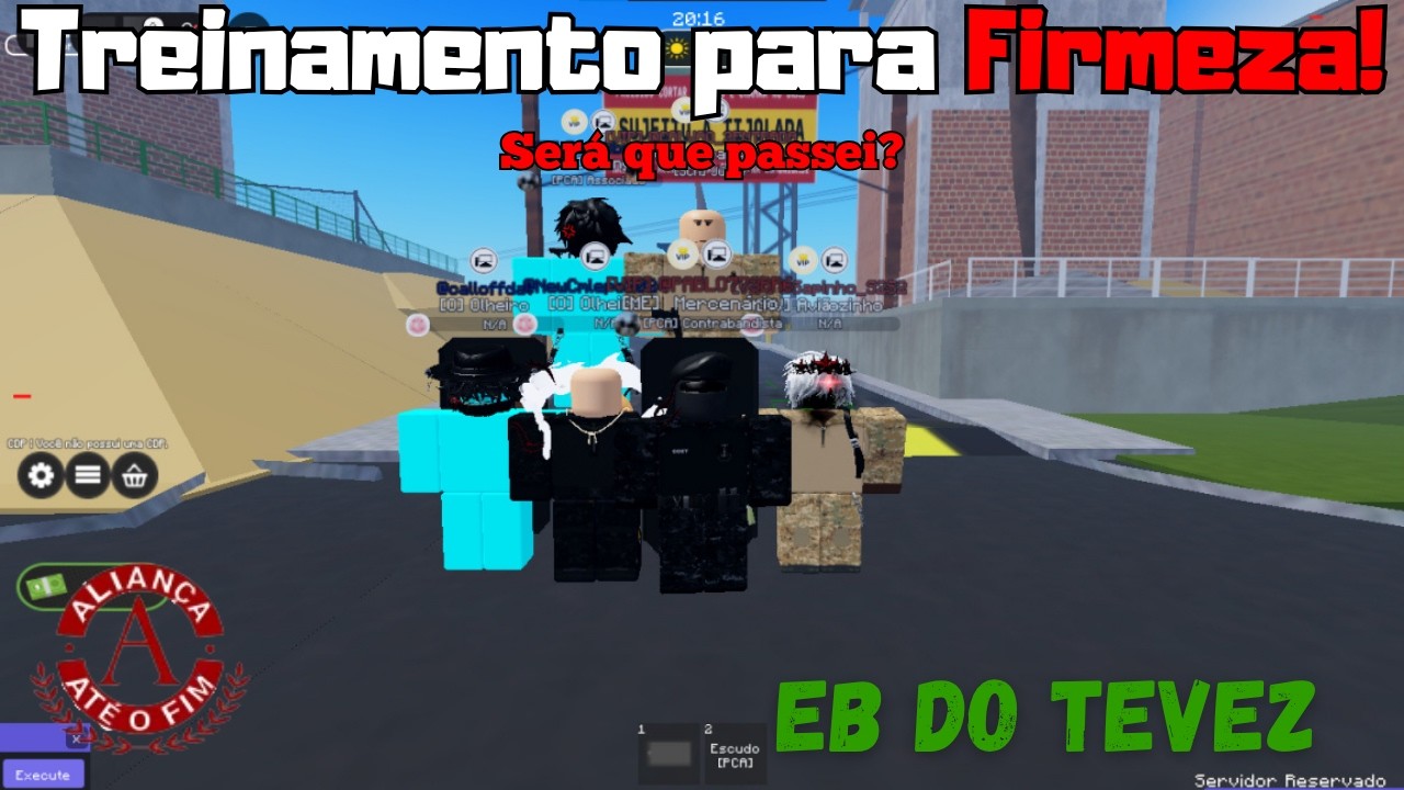 Treinamento para Firmeza. Aliança. (EB Tevez)