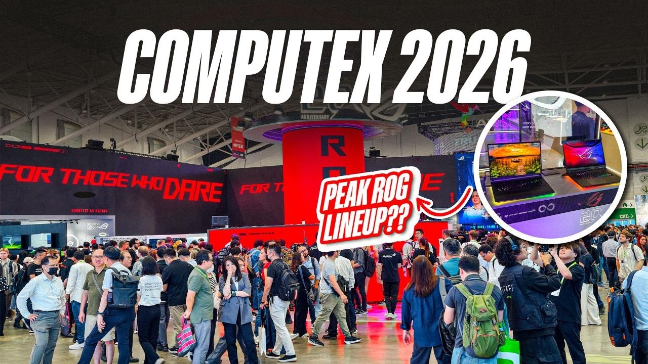 Экскурсия по стендам Asus и ROG на выставке Computex 2026.