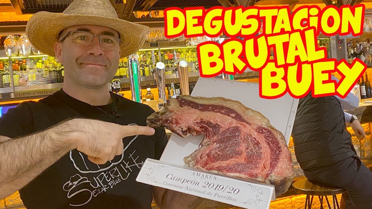 Probando CHULETÓN de BUEY - 120 días DRY AGED con el MEJOR PARRILLERO de ESPAÑA 2019