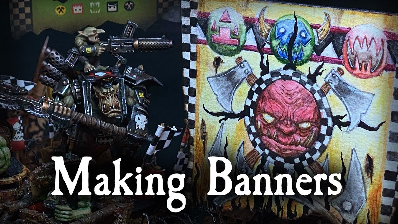 How To Make Paper Banners For Your Warhammer Army