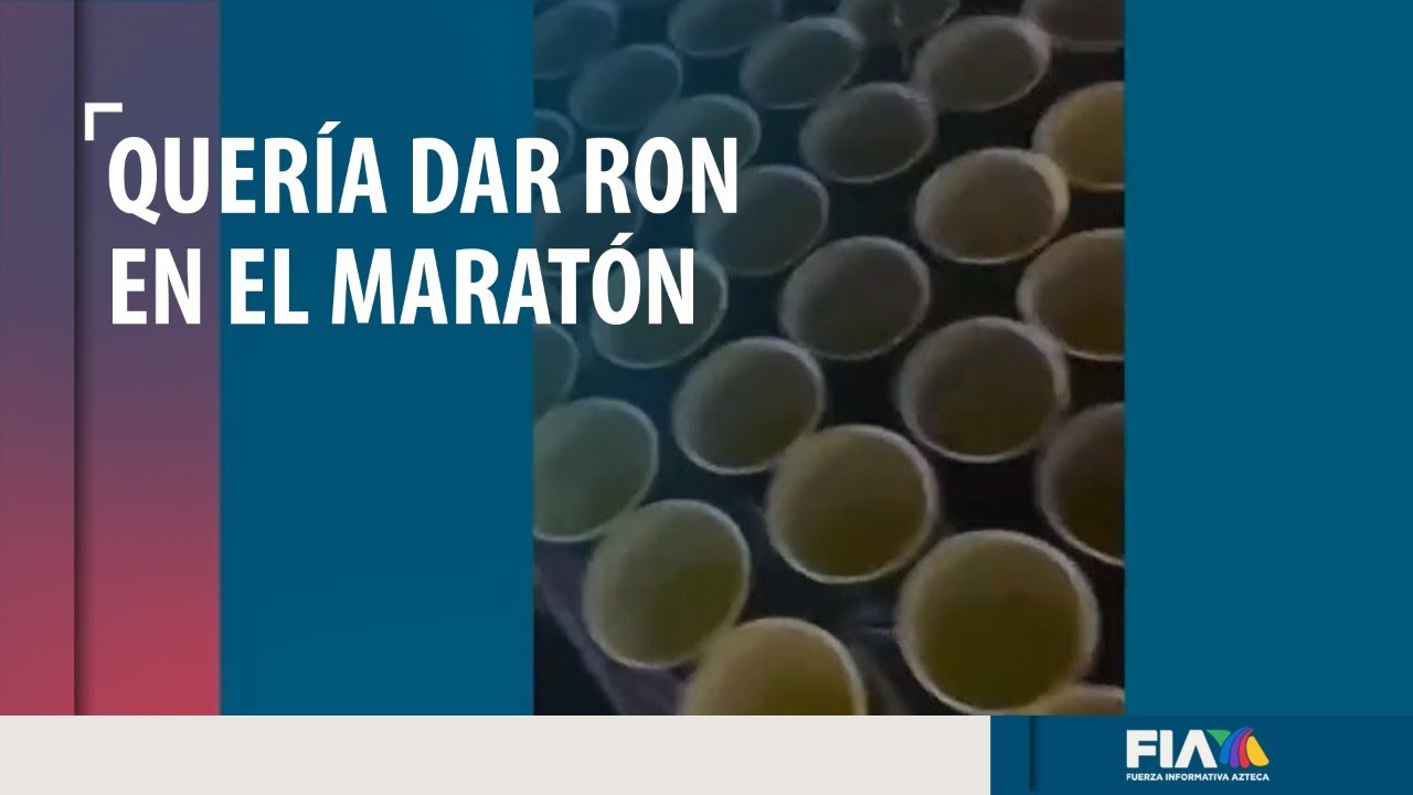 &iexcl;Se quiso hacer el chistoso! Sujeto en estado de ebriedad intent&oacute; embriagar a maratonistas