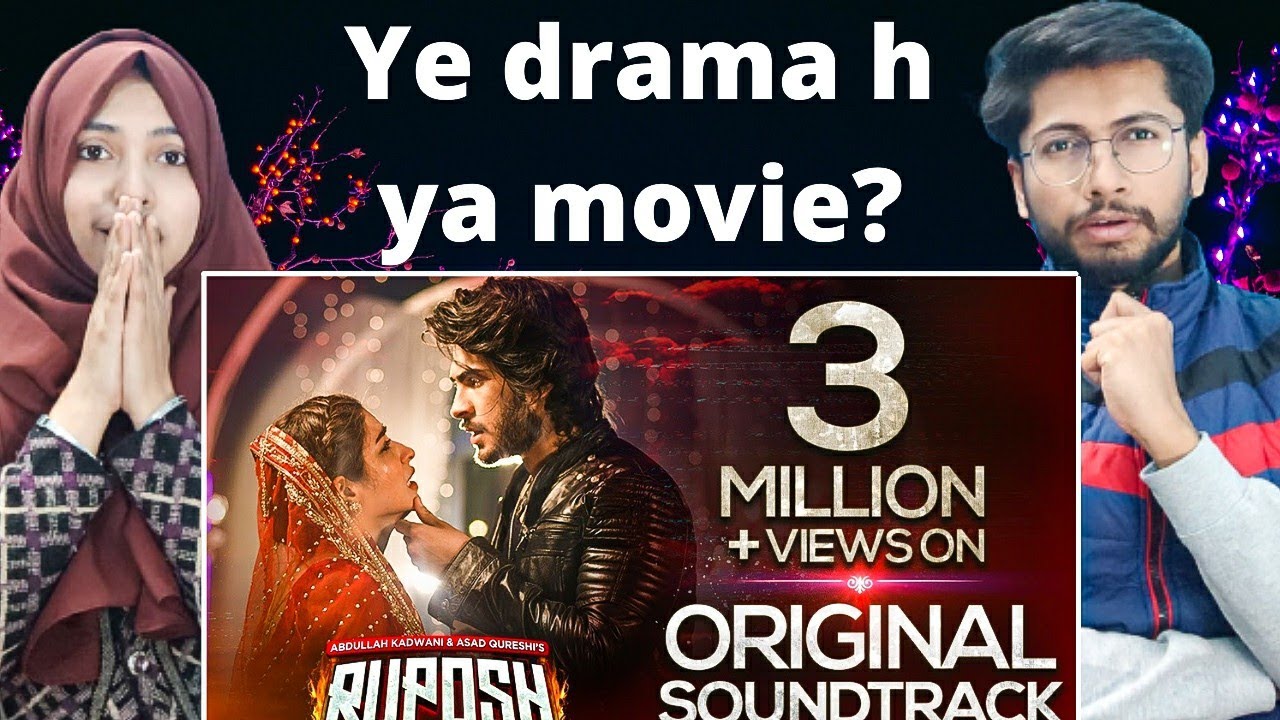 Indian reaction on Ruposh | OST | Geo Entertainment | Haroon Kadwani | Kinza Hashmi | Wajhi Farooki