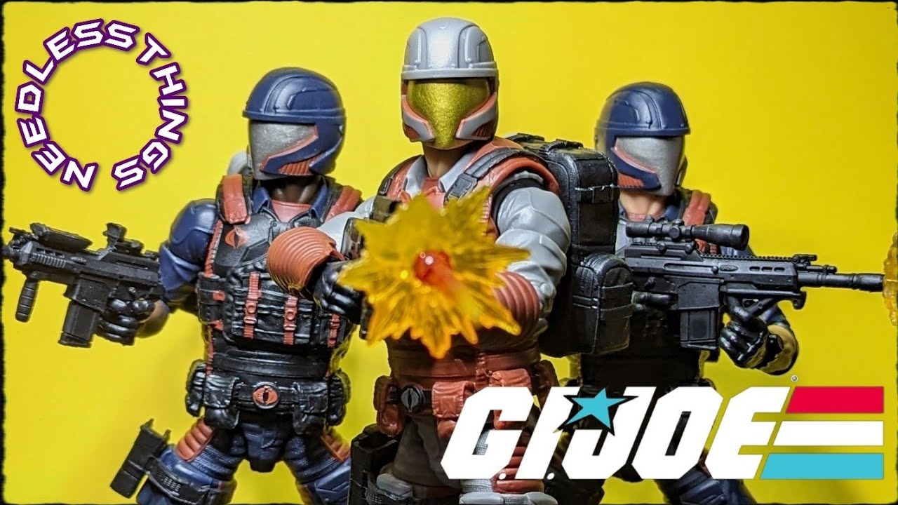 G.I. Joe Classified Series Cobra Vipers Troop Builder Pack Needless Unboxing