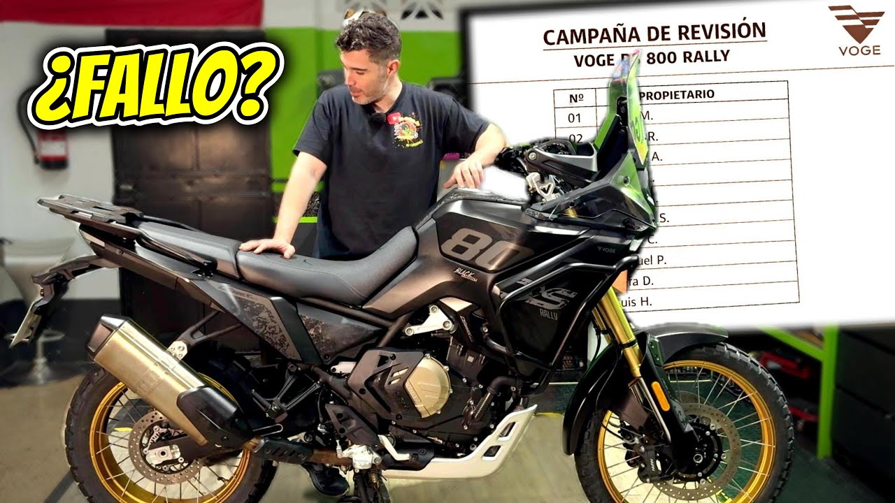 VOGE 800 Rally Revisión 1.000 km | Están llamando a los usuarios
