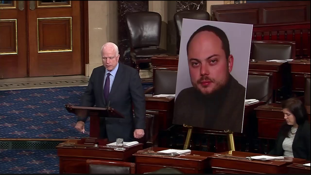 McCAIN FLOOR STATEMENT ON VLADIMIR KARA-MURZA