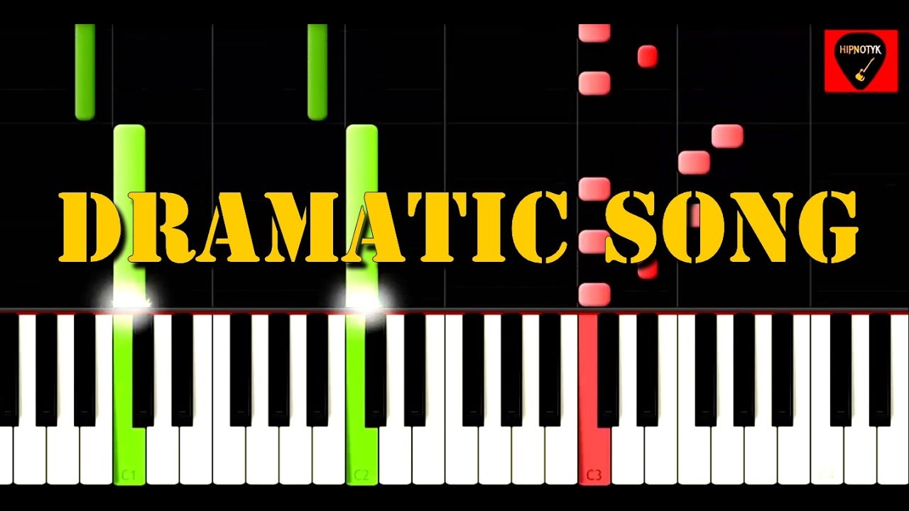 How To Play Dramatic Song ♫ Piano Tutorial FACILE ♫