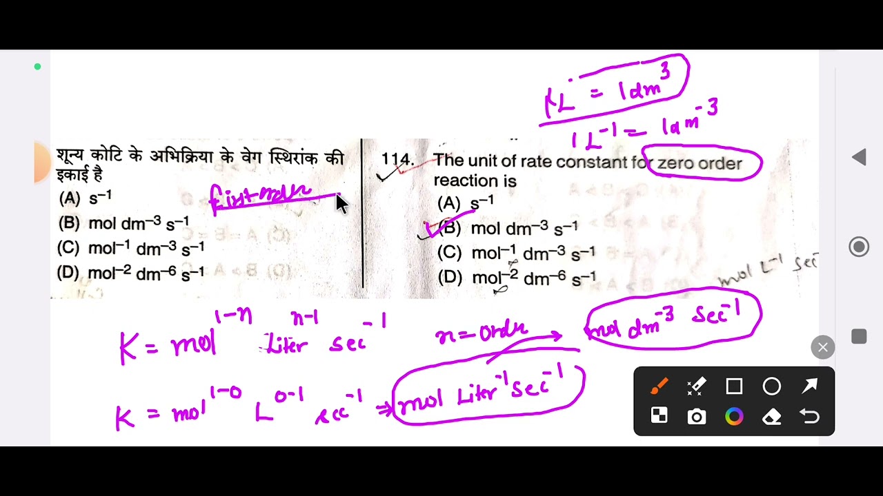 Chemical Kinetics PyQs || uksssc LT science || lecturer chemistry