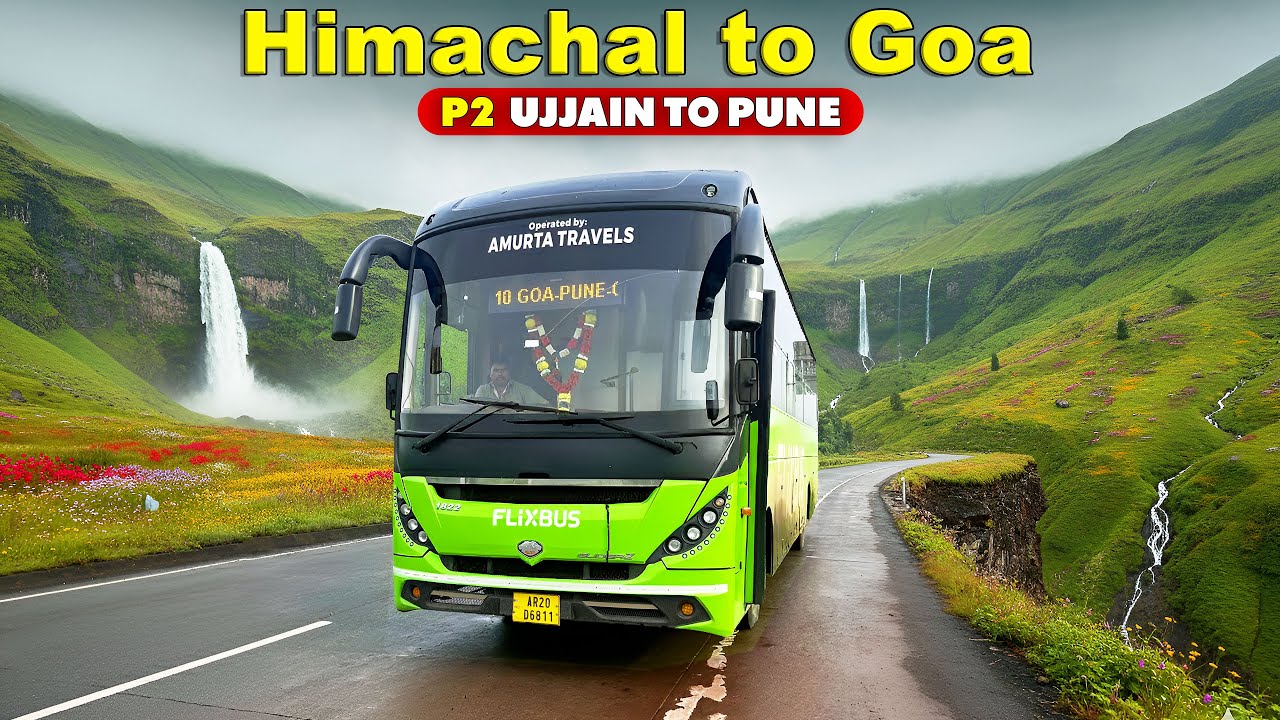 Himachal To Goa P2 – Ujjain to Mumbai & Pune by FlixBus | 2500 kms India Road Trip | Himbus
