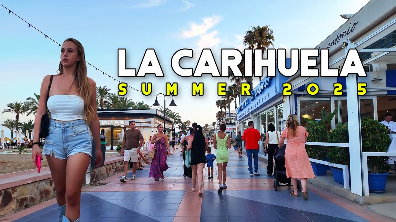 La Carihuela Torremolinos Spain Lovely Summer 2025 Evening Update Costa del Sol Walk | Málaga [4K]
