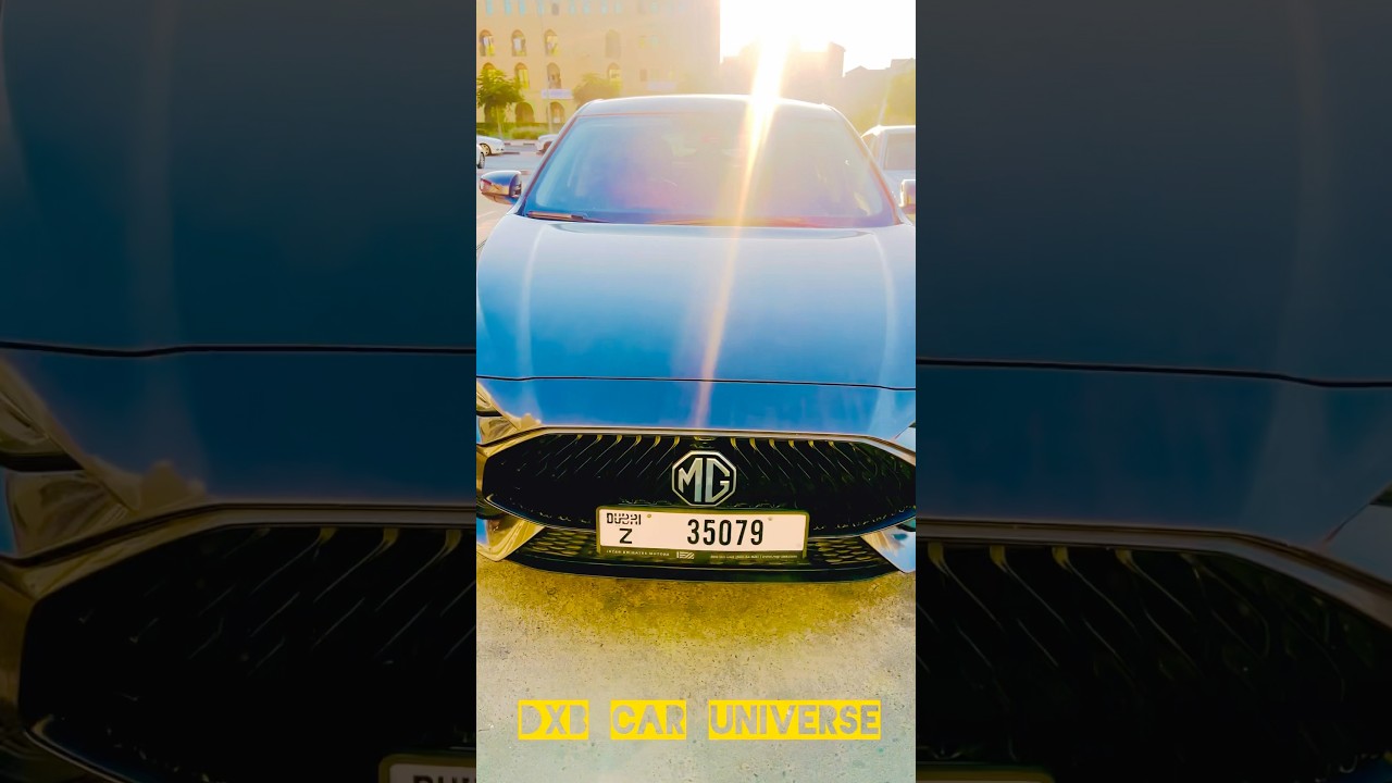 MG GT: Pure Exterior Beauty Under the Dubai Sun! ☀️ 