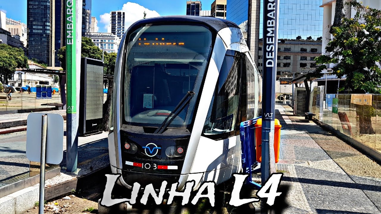 VLT Carioca - Linha 4 Terminal Gentileza X Praça XV (HD)