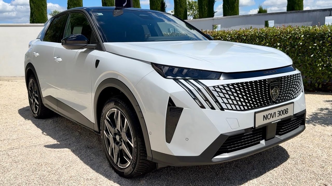 New PEUGEOT 3008 GT HYBRID 2024 - FIRST LOOK & visual REVIEW (impressive FASTBACK SUV)