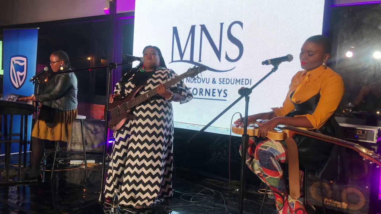 Nomfundo Xaluva, Aus Tebza and Zoe Modiga perform at Joy of Jazz launch