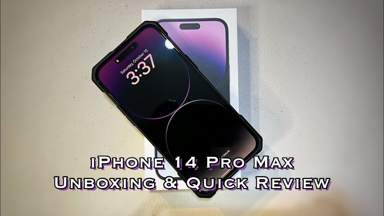 iPhone 14 Pro Max - Unboxing & Quick Review