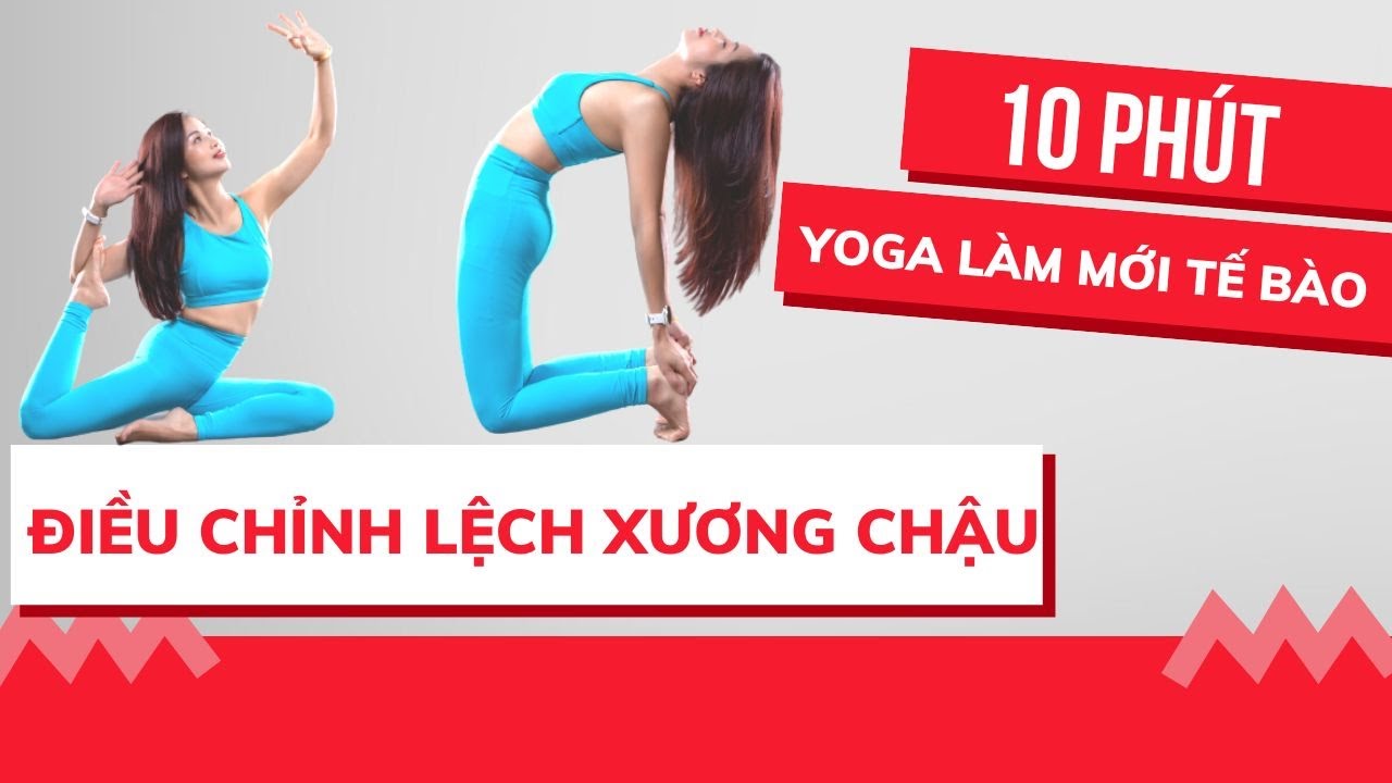10 Phút Bài Tập Yoga Điều Chỉnh Lệch Xương Chậu, Trị Liệu Thắt Lưng Mỗi Ngày | Tuệ Giang Yoga
