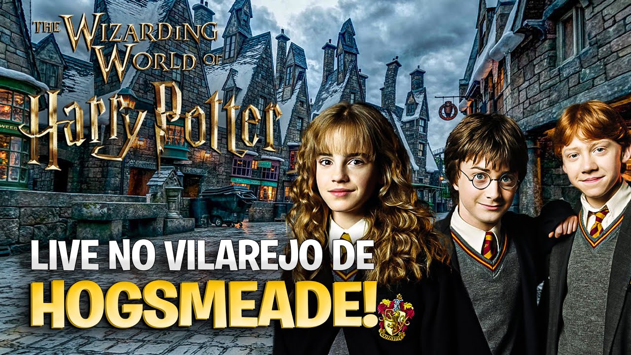 TOUR AO VIVO NO VILAREJO DE HOGSMEADE NO MUNDO MÁGICO DE HARRY POTTER EM ORLANDO