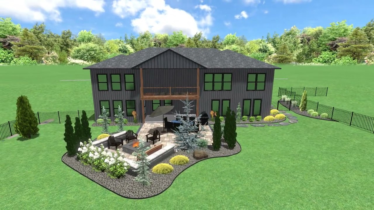 Latta Home, Custom Landscape Design