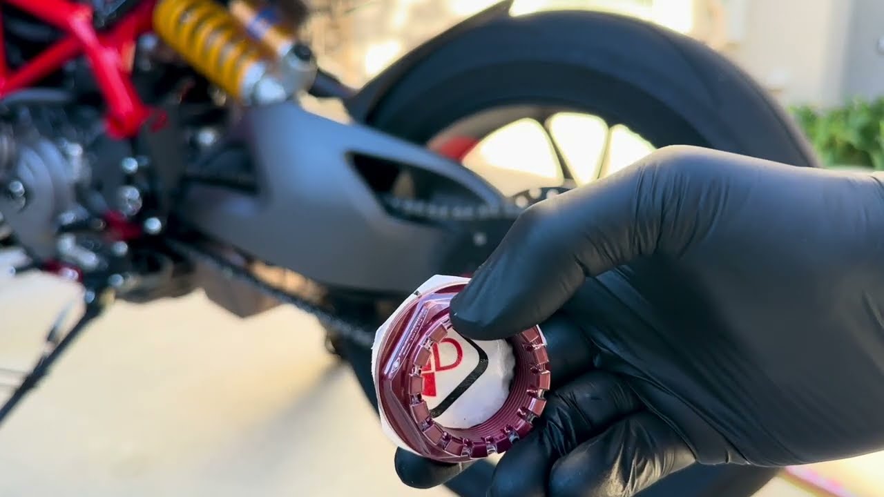 DUCABIKE Rear Sprocket Nut INSTALL on Ducati Hypermotard 950 SP!