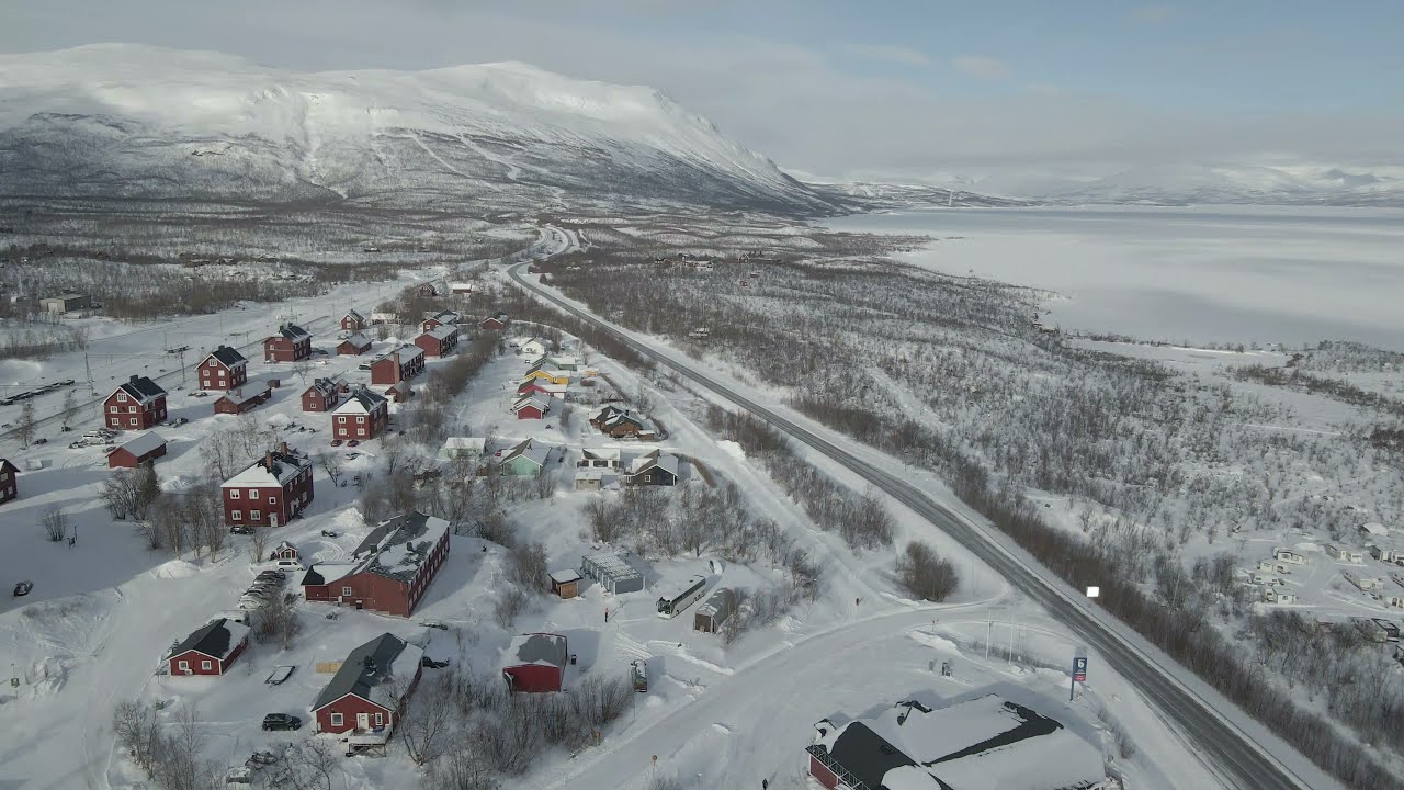 Abisko in March | Cinematic Drone Footage Compilation | Mavic Air 2